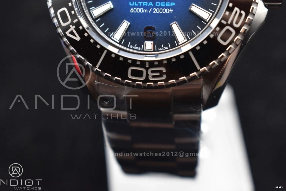 Super Best 1:1 SS Deep SBF Ultra Deep Dial 6000M Seamaster SS Bracelet A8912 on Edition Blue Clone 0114